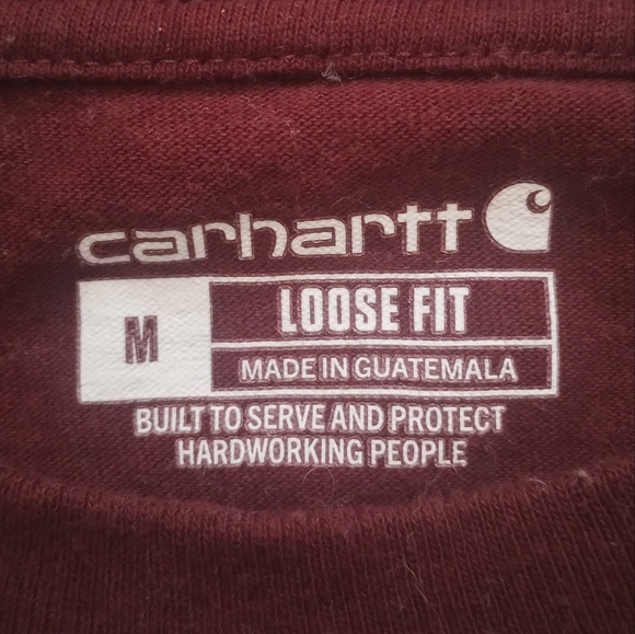 Carhartt Burgundy Crop Top - Picture 4 of 4